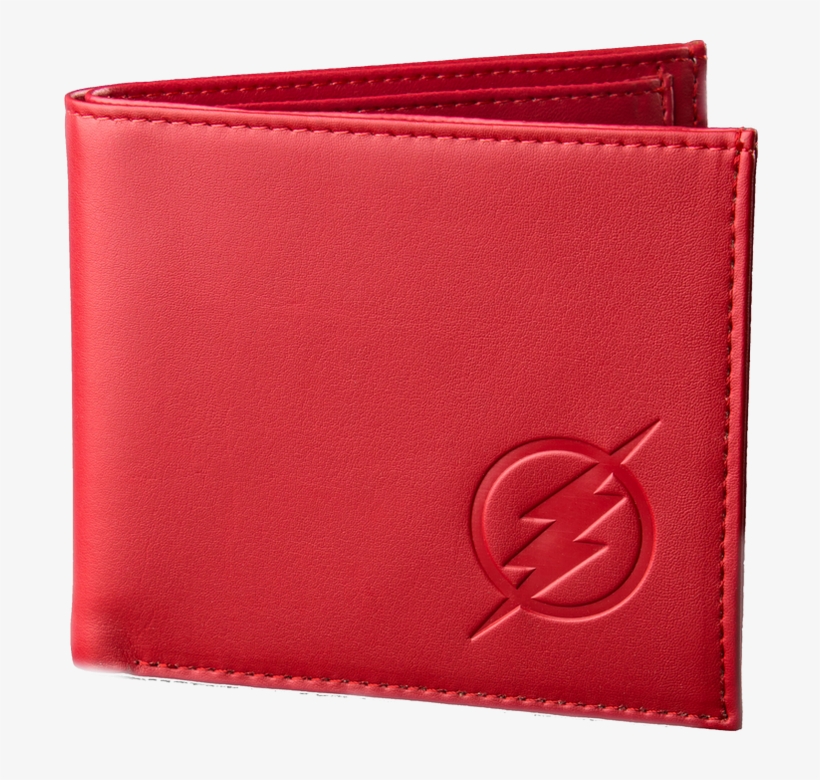 The - Flash - Tv Logo Red Embossed Wallet, transparent png download