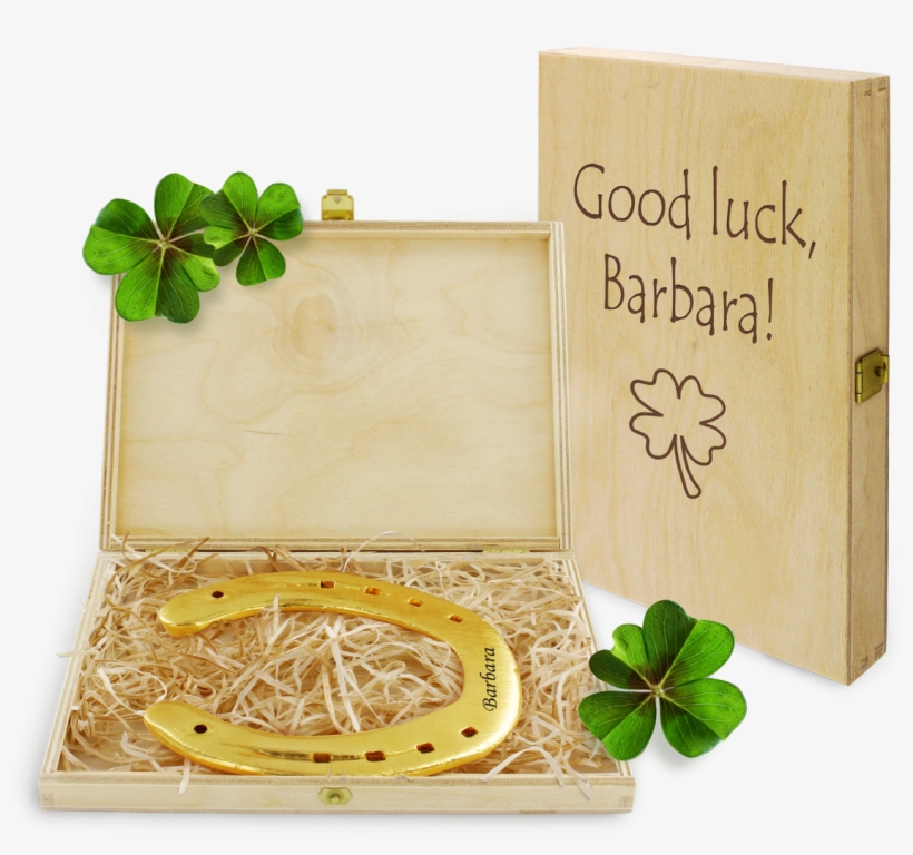 Golden- Plated Horseshoe - Fer A Cheval Cadeau, transparent png download