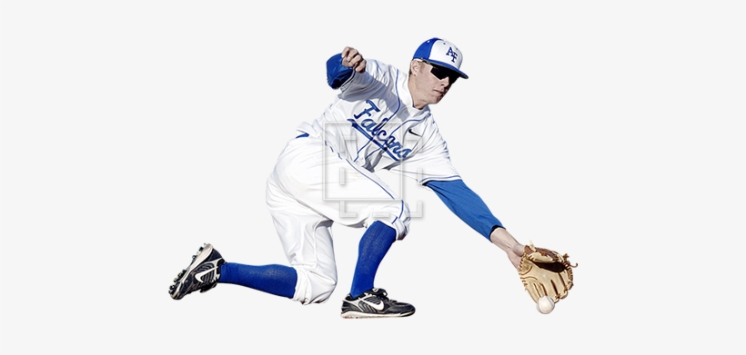 A Baseball Player Retrieving A Ball, Cutout Png - Baseball Player Cutouts, transparent png download
