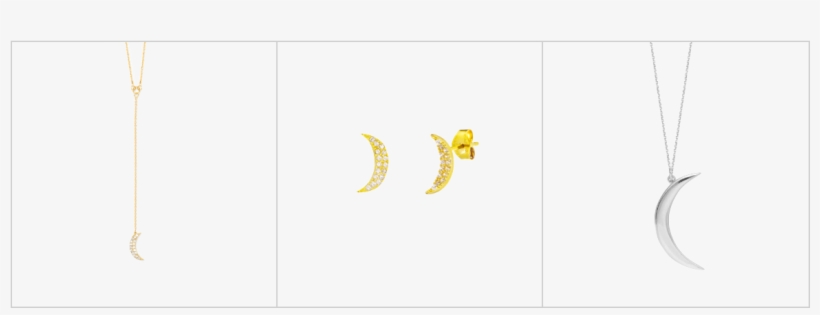 Jewelry Stores Near Me - Pave Moon Studs, transparent png download