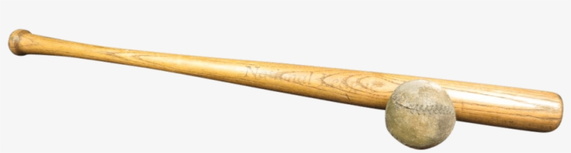 Old Baseball Bat And Ball Png - Metalworking Hand Tool, transparent png download