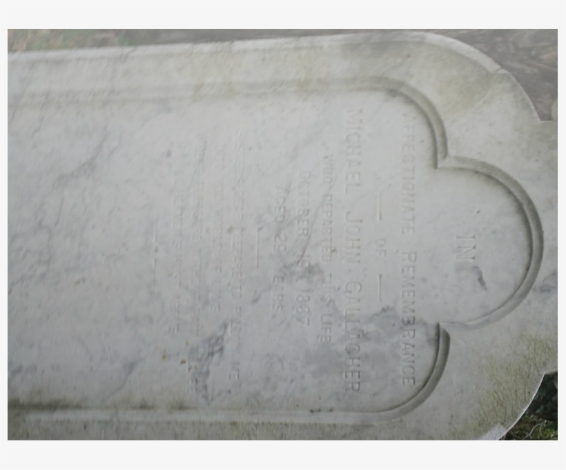 The Water From The Rain Disitigrates The Stones On - Headstone, transparent png download
