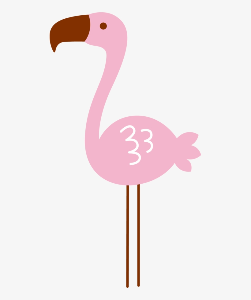 Flamingo Clipart Glamper - Flamingo Tropical Png Minus, transparent png download