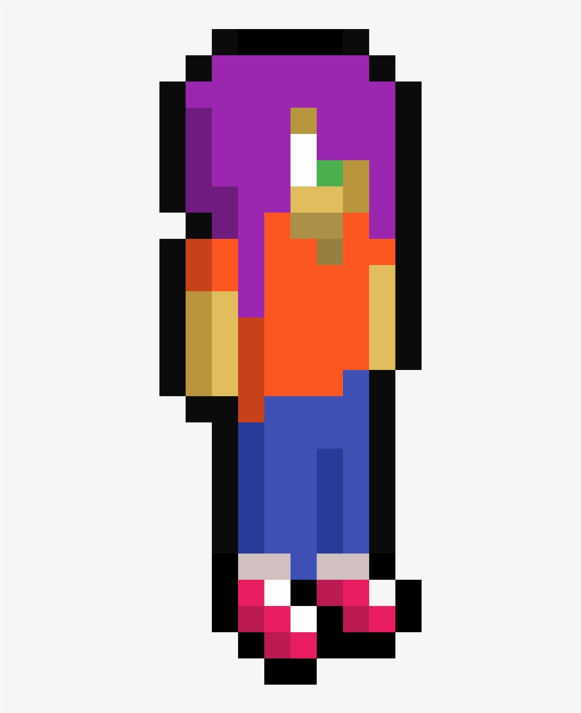 Random Girl Drawing - Rpg Character Walking Gif, transparent png download