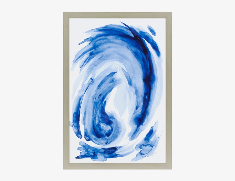 Blue Swirl I - Painting, transparent png download