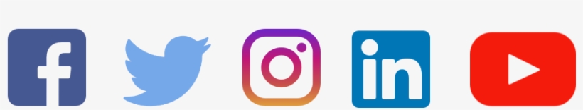 Social Media Icons 2018 Png, transparent png download