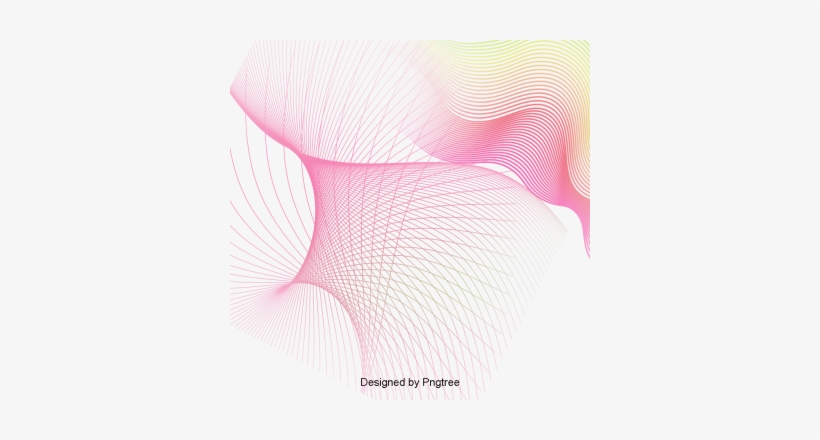 Bright Color Fantasy Line Curve Technology Light, Colorful, - Color, transparent png download