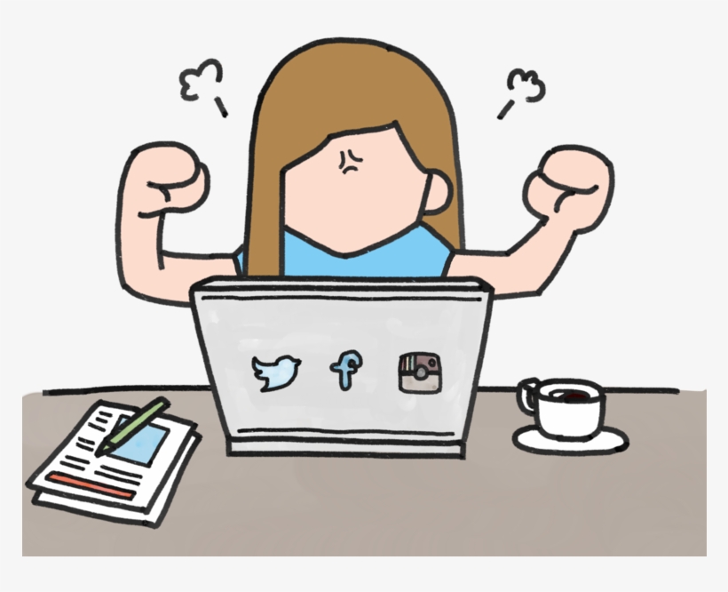 Perjuicios Redes Sociales En Educación - Social Media Pressure, transparent png download