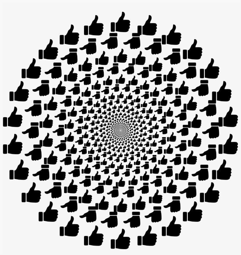 Clipart Download Clipart Thumbs Up Big Image Png - Optical Illusion, transparent png download