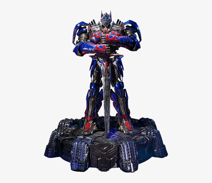 Optimus Prime Knight Edition Polystone Statue - Optimus Prime Transformers 5 Personagens Png, transparent png download