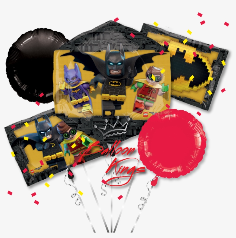 Batman Lego Bouquet - Lego Batman Movie Supershape Foil Balloon, transparent png download