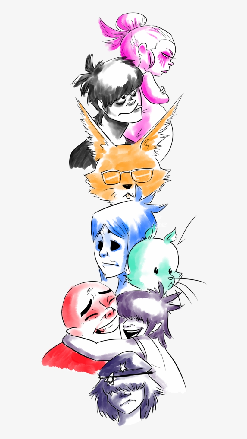 Pin By Oscar Jaubert On Arte - Gorillaz Studio Killers Crossover, transparent png download