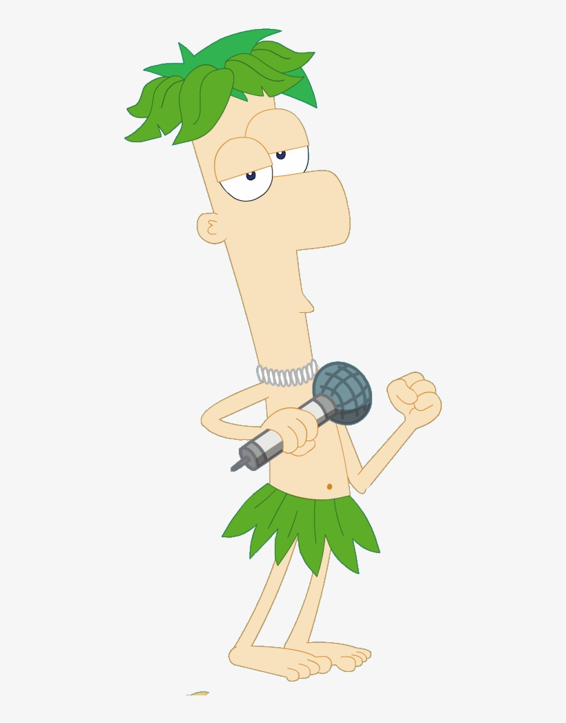 Ferb Hawaiian Garb - Phineas And Ferb Transparent Background, transparent png download