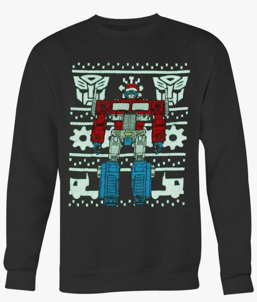 Official Transformers Optimus Prime Ugly Christmas - Transformers Ugly Christmas Sweater, transparent png download