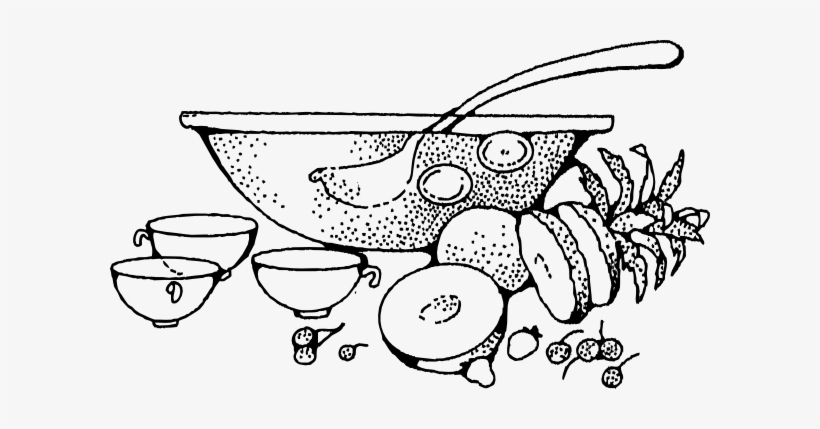 Free Vector Punch Bowl Clip Art - Punch Bowl Clip Art, transparent png download