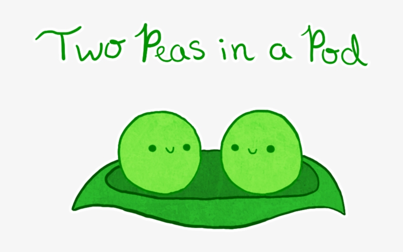 Graphic Library Stock Peas In A Pod Clipart - Idioms Peas In A Pod, transparent png download
