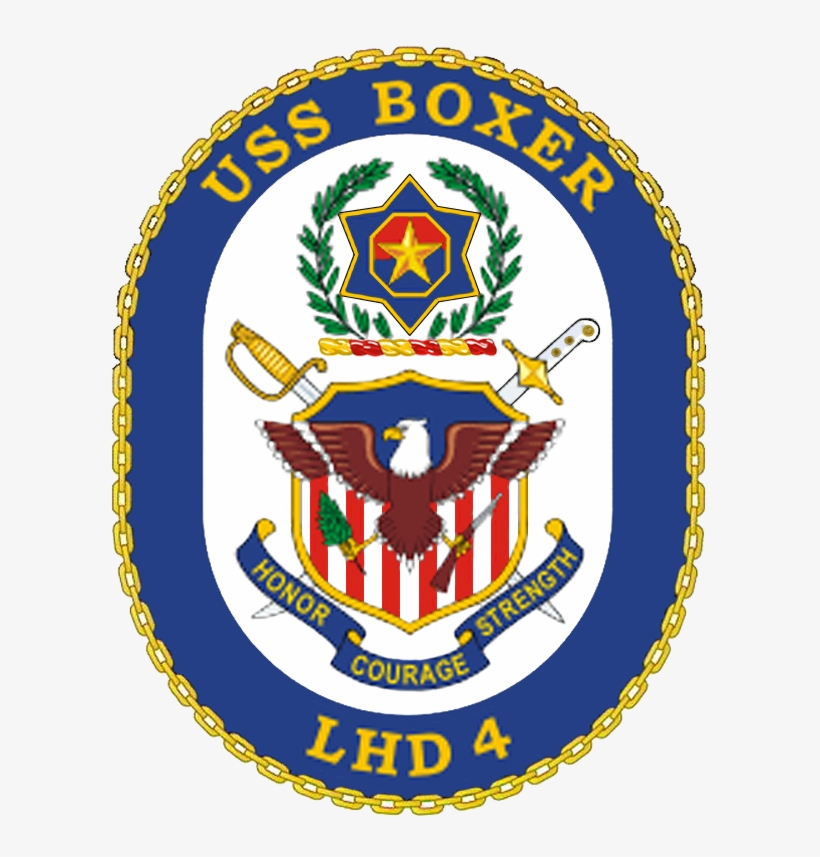 Uss Boxer Coa - Paul Ignatius Ddg 117, transparent png download