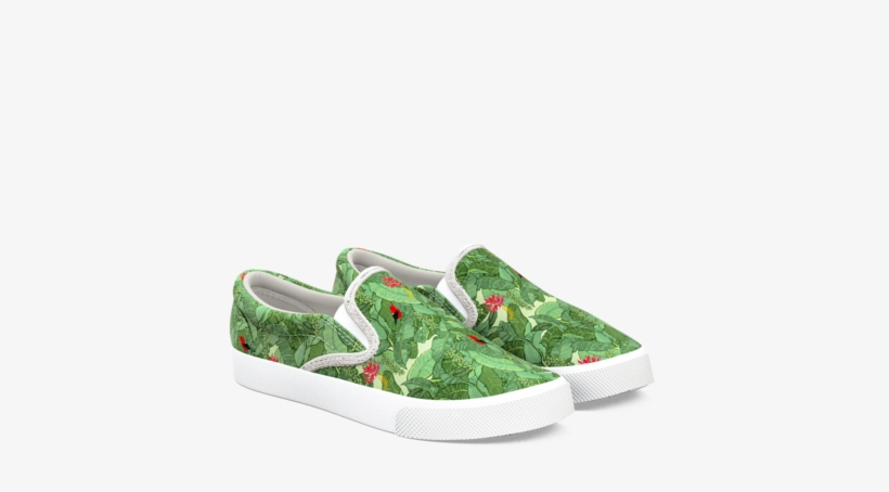 Hawaiian Rainforest Greenery - Greenery Shoes, transparent png download