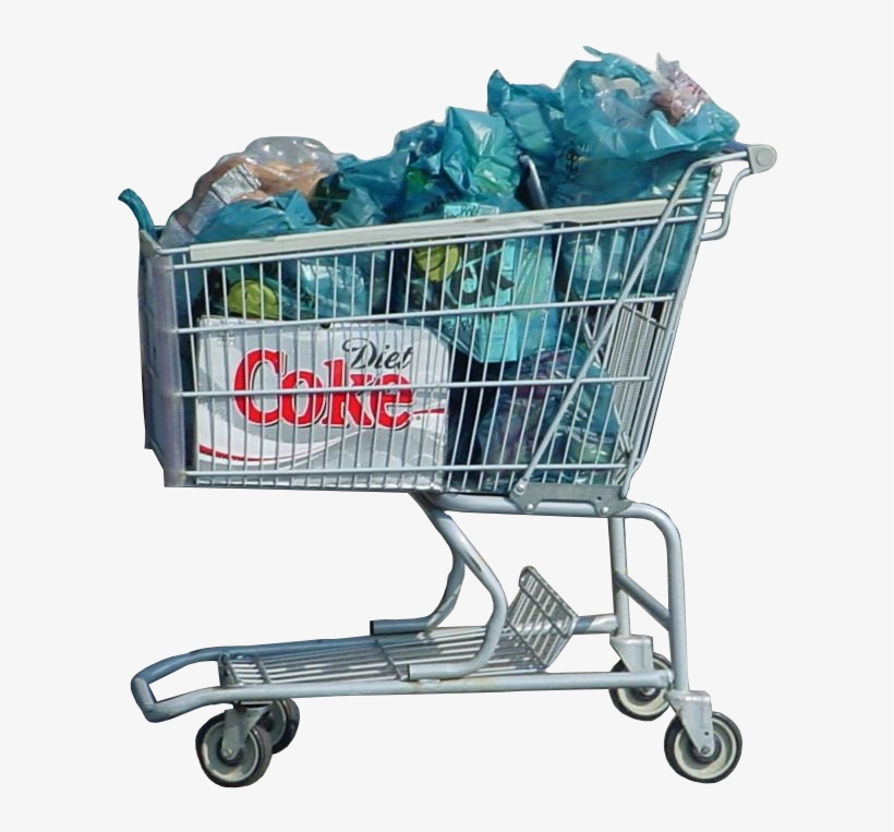 Shopping Cart - Full Shopping Cart Png, transparent png download