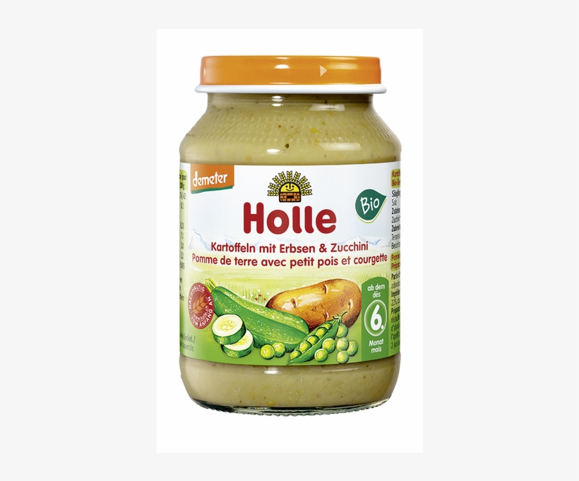Potatoes, Peas And Zucchini - Holle Zucchini, Pumpkin & Potatoes, 190g, transparent png download