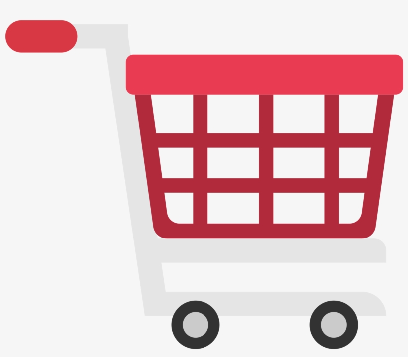 Open - Shopping Cart Flat Icon, transparent png download