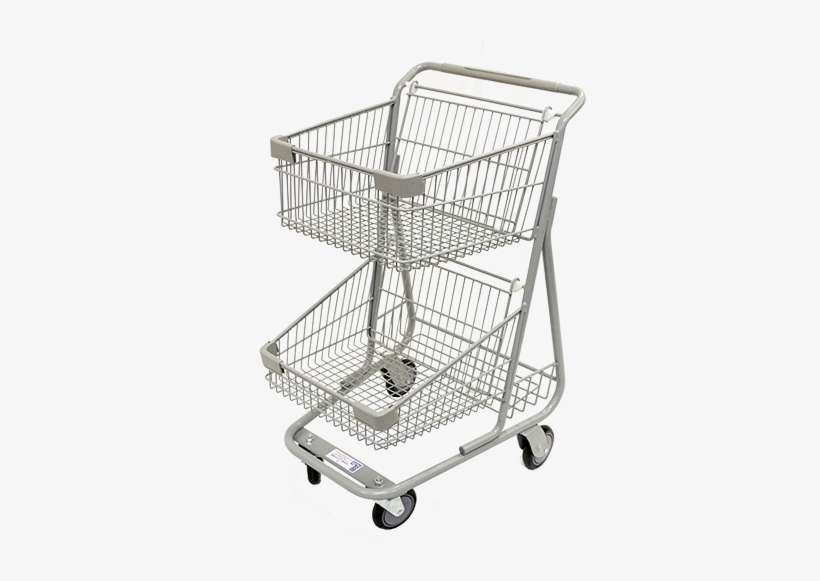 Purchase Double Steel Basket Carts Today - Steel, transparent png download
