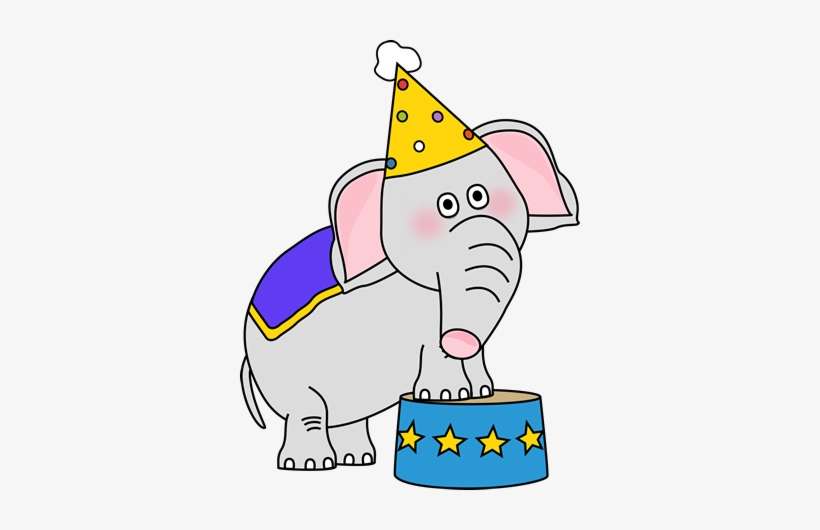 Circus Clip Art - Circus Elephant Clip Art, transparent png download