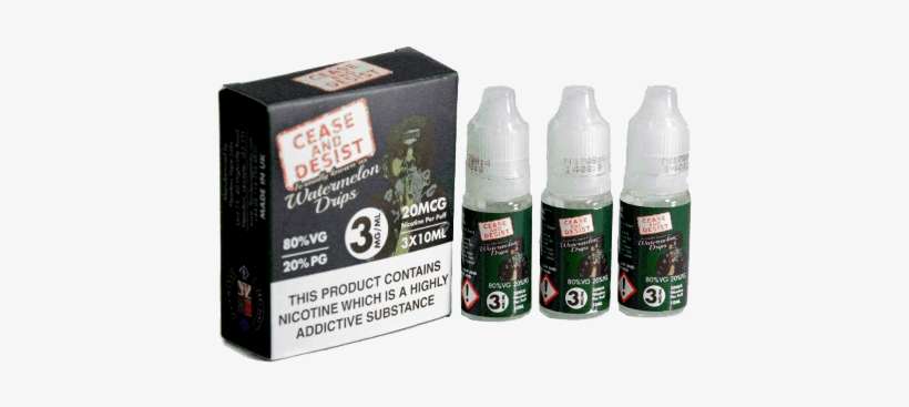 Cease And Desist Watermelon Drips 3 X - Watermelon, transparent png download