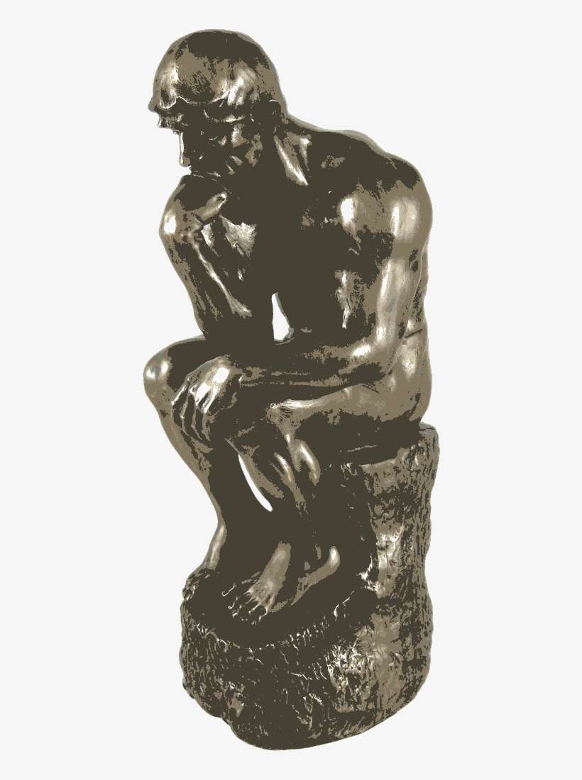 Thinker - - Thinker Statue 8688, transparent png download