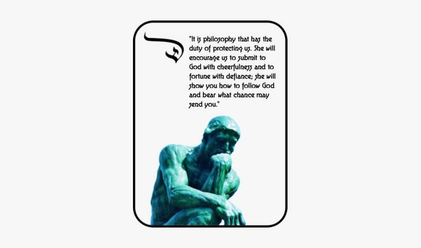 The Thinker - Deism, transparent png download
