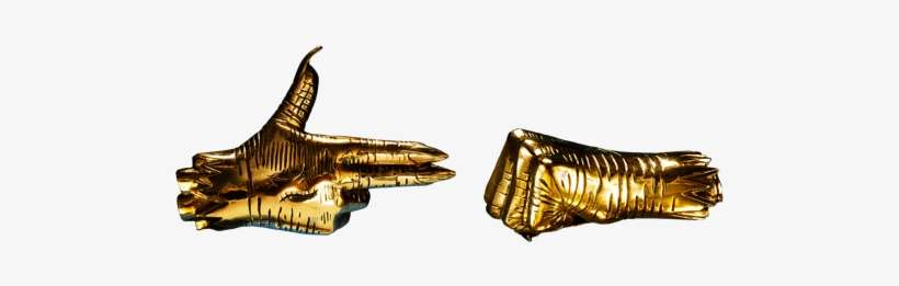 Rtj Pistol & Fist - Run The Jewels 3 Logo, transparent png download
