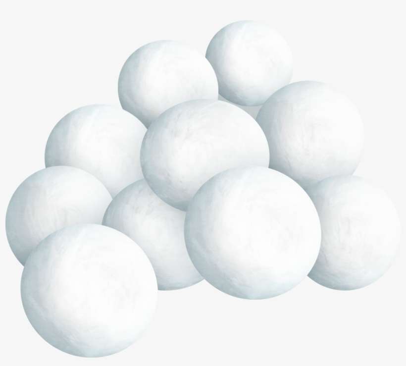 Pile Of Snowballs Png Image - Snowball Clipart Png, transparent png download