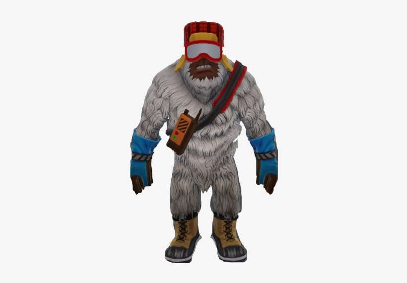 Yury The Yeti - Block N Load Yeti Skin, transparent png download