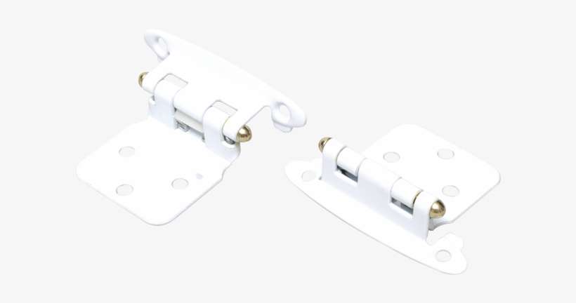 Hinge 5knuckle Hinge White Powder Coated - Plastic, transparent png download