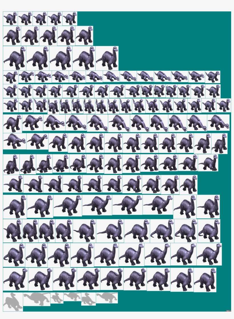 Click For Full Sized Image Brontosaurus - Cartoon, transparent png download