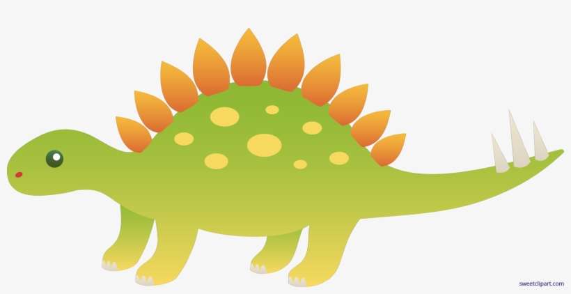 Baby Brontosaurus Apatosaurus Brachiosaurus Stegosaurus - Dinosaur Clipart, transparent png download