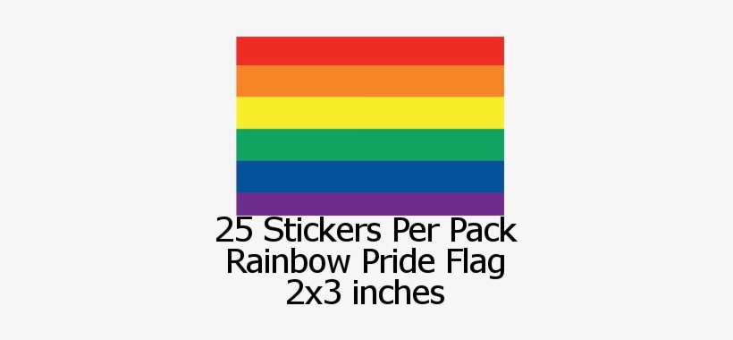 Rainbow Flag Sticker, - Rainbow Flag, transparent png download