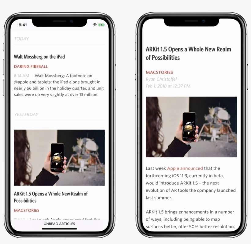 9 Adds A New Design For The Iphone X, Support For Inoreader, - Twitter Ios App Iphone X, transparent png download