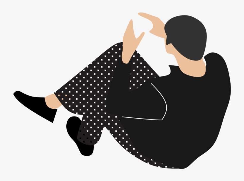 A - Log - Png People Above Sitting, transparent png download