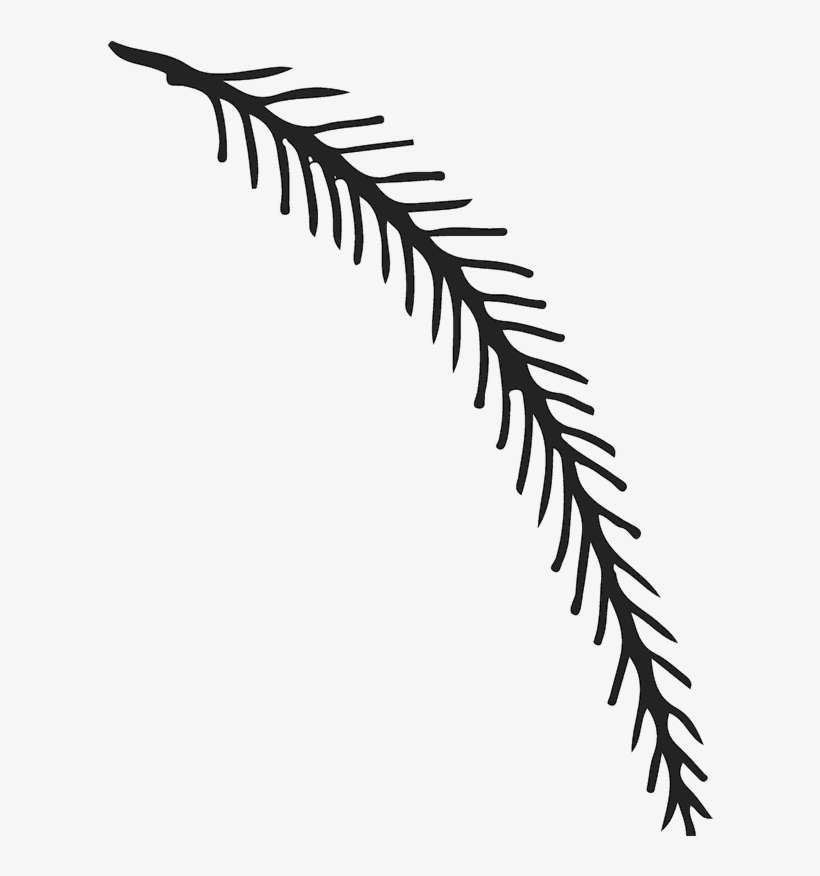 Pine Branch Rubber Stamp - Rubber Stamp, transparent png download