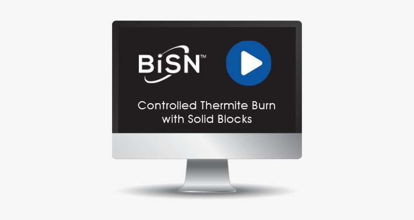 Controlled Thermite Burn With Solid Blocks Video - Dvd, transparent png download