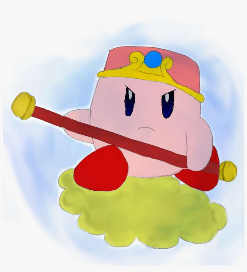I Drew And Digitally Colored Ultra Instinct Kirby In - Ultra Instinct Kirby, transparent png download