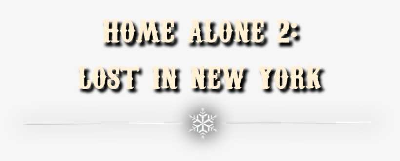Home Alone - Home Alone 2: Lost In New York, transparent png download