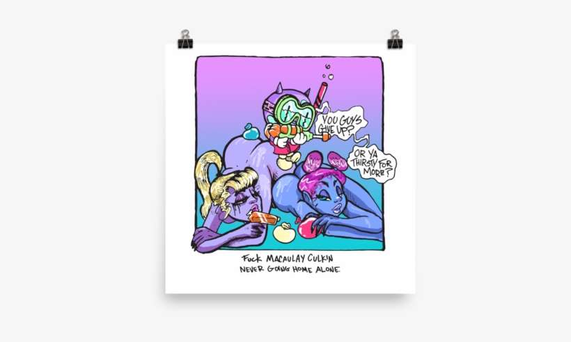 Home Alone- Illustrated Art Print - Home Alone, transparent png download