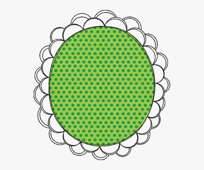 Doodle Frames Png - Keepsakequilting White Green Dots Fabric, transparent png download