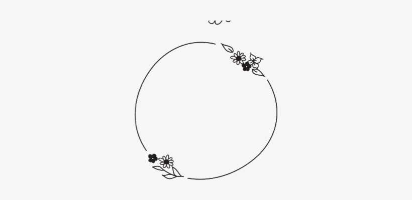 Border Frame Wreath Circle Round Doodle Remixit - Doodle Whreath Png, transparent png download