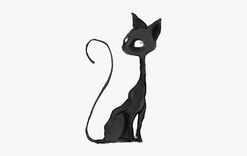 I Should Be Doing Homework - Black Cat, transparent png download