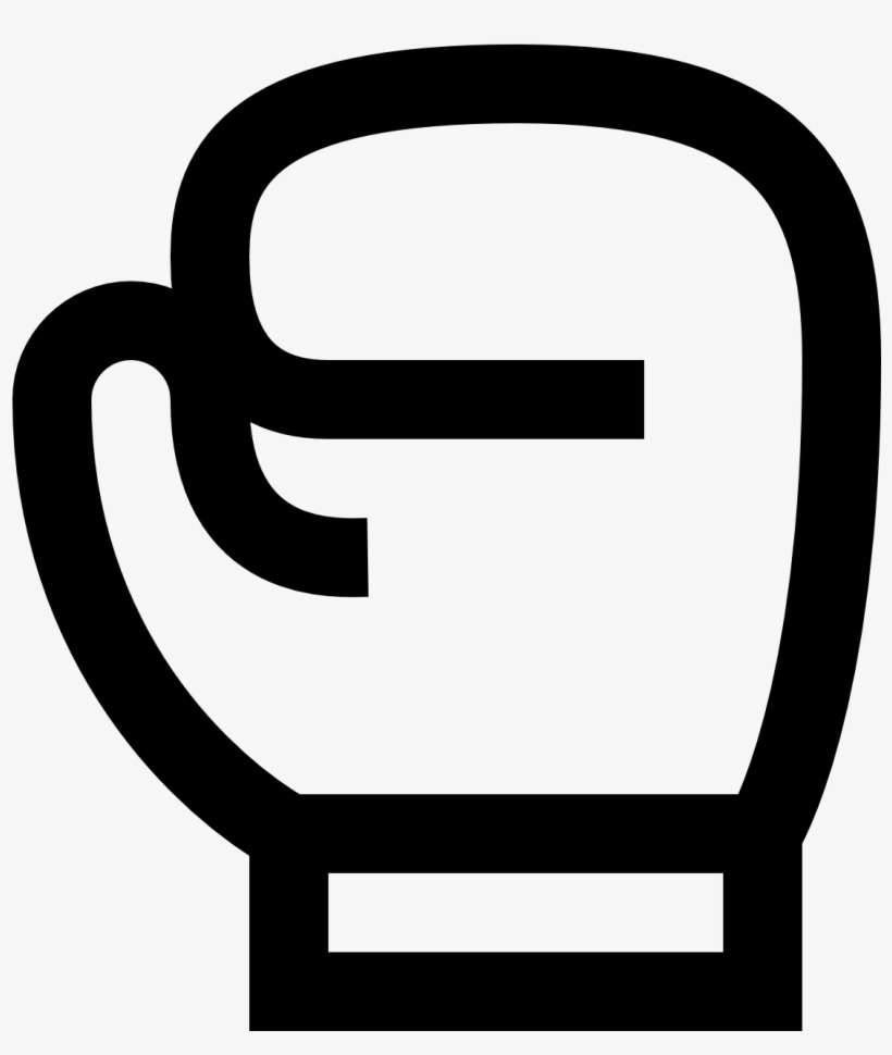 Картинки По Запросу Бесплатные Иконки Аутлайн Спорт - Boxing Glove Icon, transparent png download