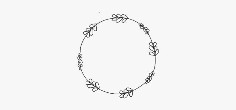 Border Frame Wreath Circle Round Doodle Freetoedit - Doodle Circle Frame Png, transparent png download