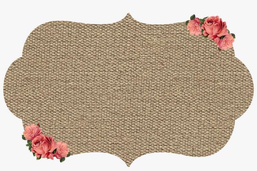 Burlap Frame Clipart - Burlap Frame Png, transparent png download